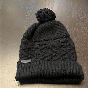 Coach Wool-Cashmere Blend Winter Beanie